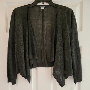 Tommy Hilfiger Black Shimmer Crop Cardigan